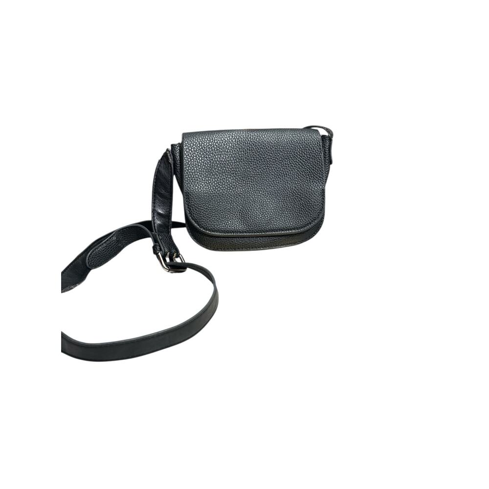 UO Black Mini Saddle Crossbody Bag Flap Pebbled
Faux Leather‎